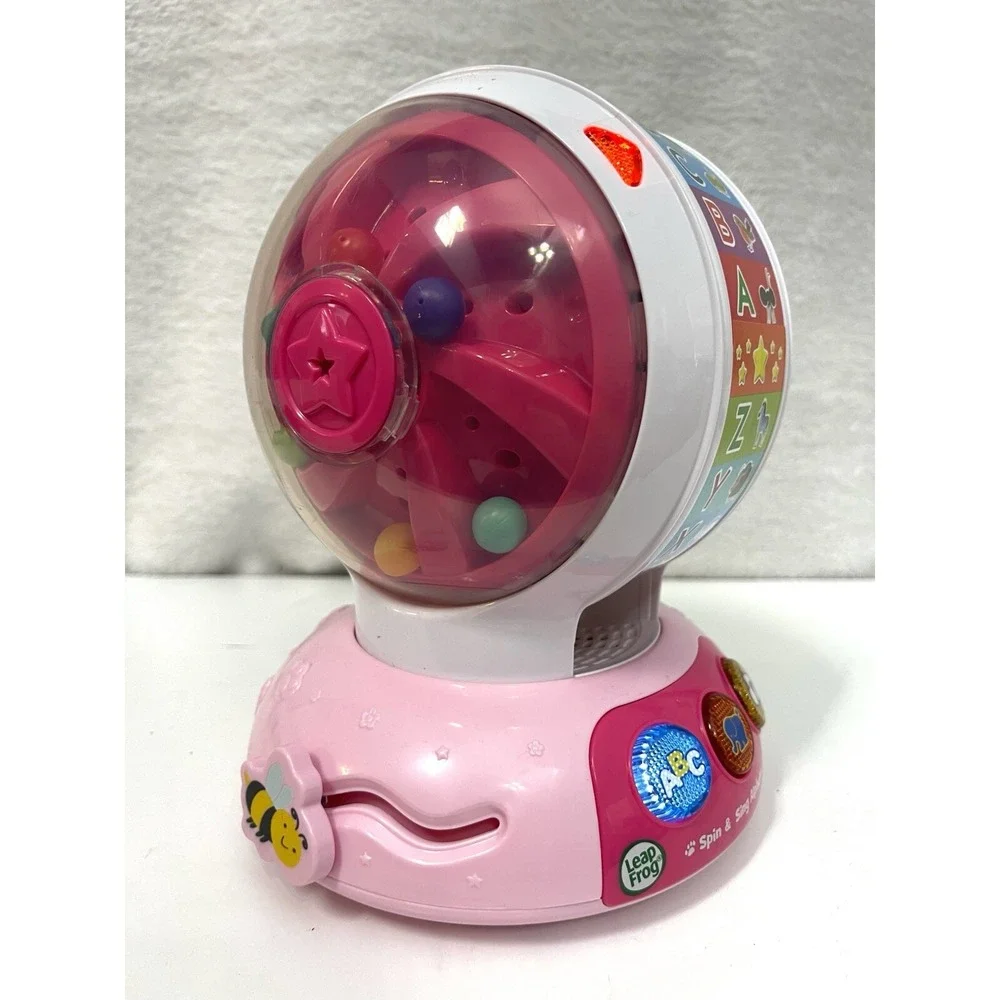 Leap Frog Spin and Sing Alphabet Zoo Discovery Ball ABC Wheel PINK